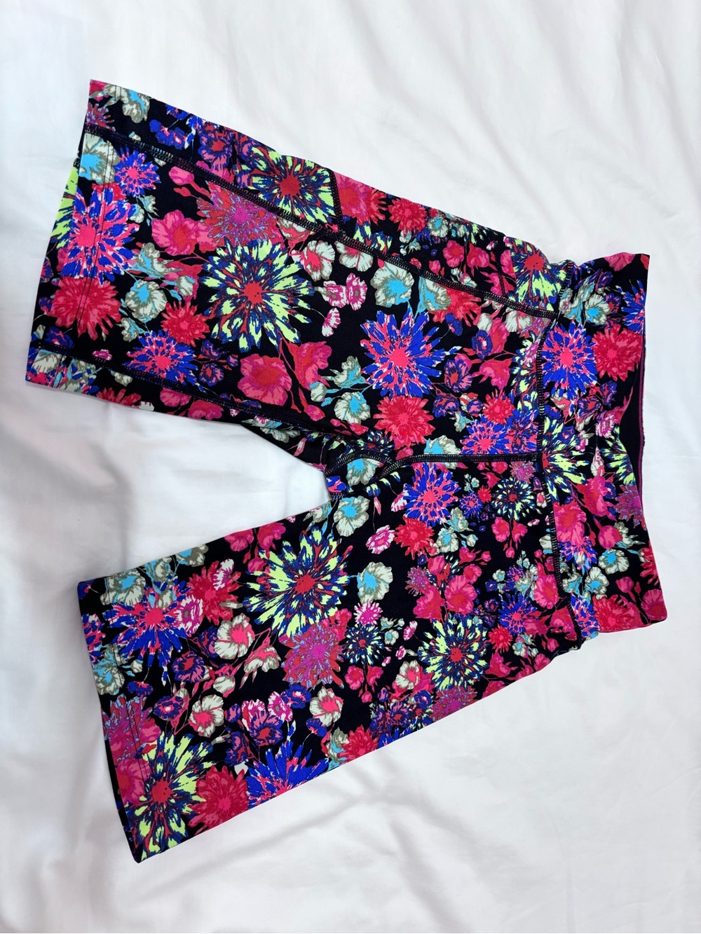 Calvin Klein Performance Floral Long Biker Shorts Size S